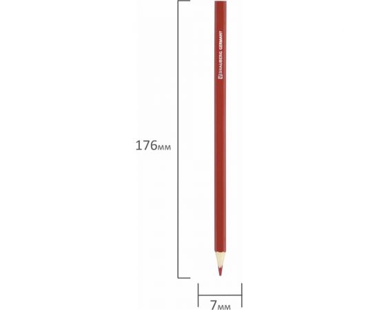 Цветные карандаши BRAUBERG Star Patrol, 18 цветов, заточенные, картонная упаковка 180547 – изображение 5