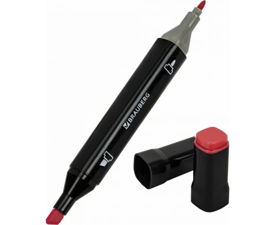 Двусторонние маркеры для скетчинга BRAUBERG набор 80 шт, текстильный чехол 152233 – изображение 5