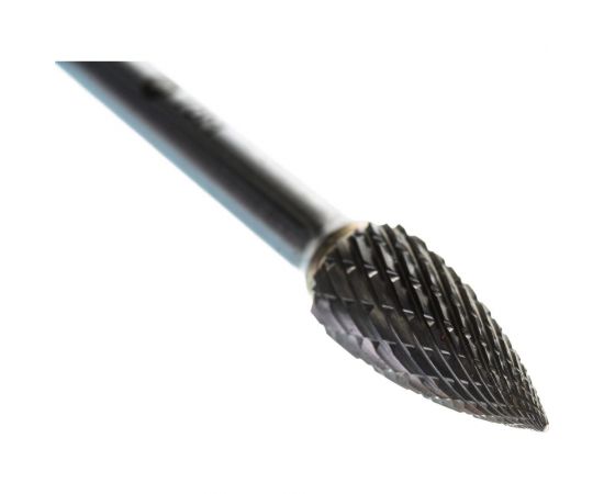 Борфреза гиперболическая с заостренным концом (10х20х6х65 мм; ВК8; G10; 20Х06) ИНСТУЛС 00001337680 – изображение 5