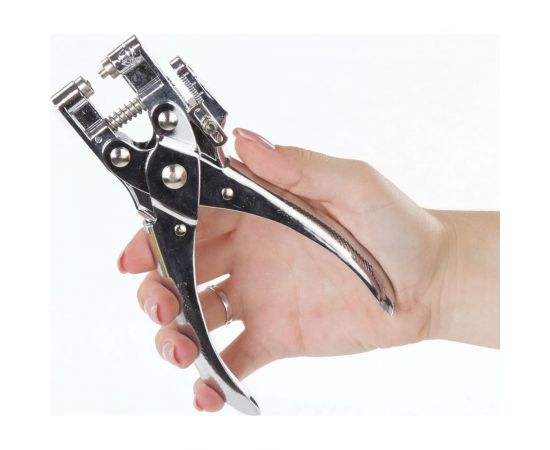 Дырокол BRAUBERG металлический на 1 отверстие для люверса ""HL-1"", до 30 листов, диаметр отверстия 5 227792 – изображение 5