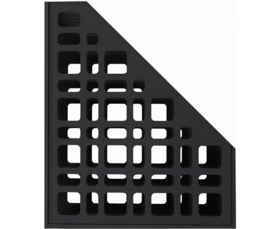 Вертикальный лоток для бумаг BRAUBERG MAXI Plus 240 мм 6 отделений сетчатый сборный черный 237015 – изображение 6