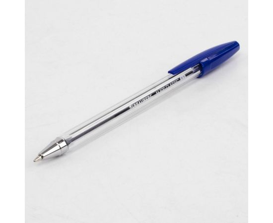 Шариковые ручки BRAUBERG M-500 набор 10 шт, синие, узел 0.7 мм, линия 0.35 мм 143454 – изображение 6