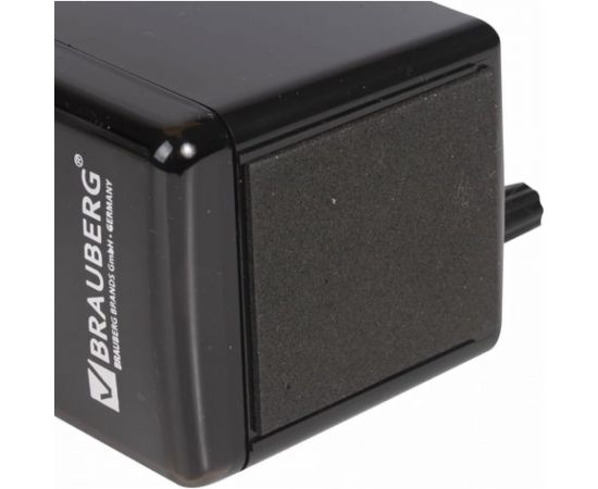 Механическая точилка BRAUBERG Black Jack металлический механизм, цвет черный 222516 – изображение 6