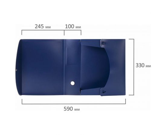 Разборный архивный короб BRAUBERG Energy 330х245x100мм, до 900 листов, 0,9 мм 235375 – изображение 8