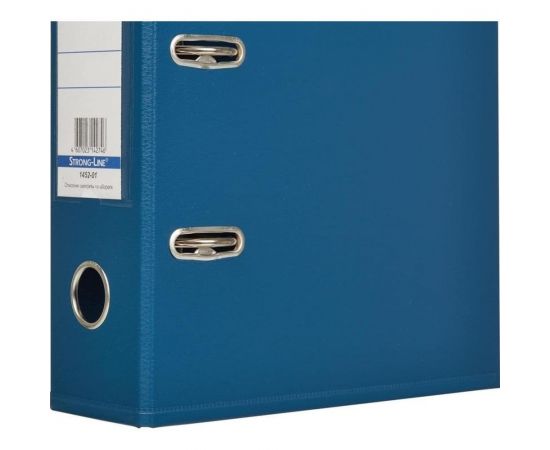 Папка-регистратор Bantex 1452-01 формат а5, вертикальный, 70 мм, темно-синий, пбп 2, карман на корешке 2776 – изображение 8