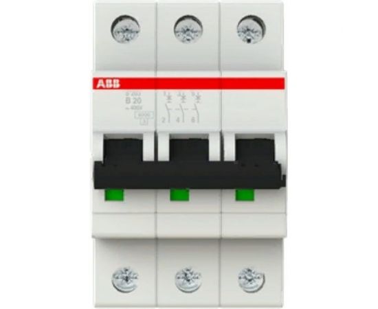Автоматический выключатель ABB S203 3P 25А 6kA 2CDS253001R0255 