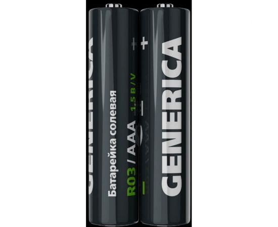 Солевая батарейка GENERICA r03/aaa (2шт/упаковка) ABT-R03-ST-S02-G 