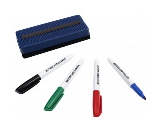 Набор принадлежностей для магнитно-маркерных досок Attache губка и 4 маркера 1198595 