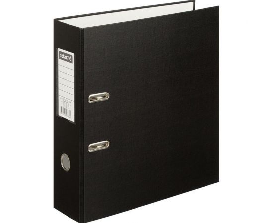 Папка-регистратор с арочным механизмом Attache Selection Экономи 90 мм, черная 1017492 