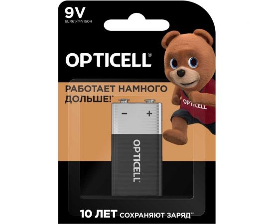 Батарейки OPTICELL 9V 1шт 5051003 