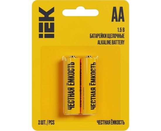 Щелочная батарейка IEK alkaline optima lr06/aa (2шт/блистер) ABT-LR06-OP-L02 