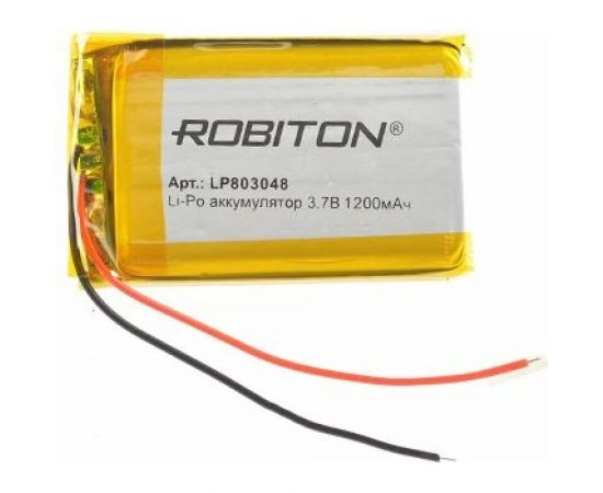 Аккумулятор ROBITON LP803048 3.7В 1200мАч 15750 