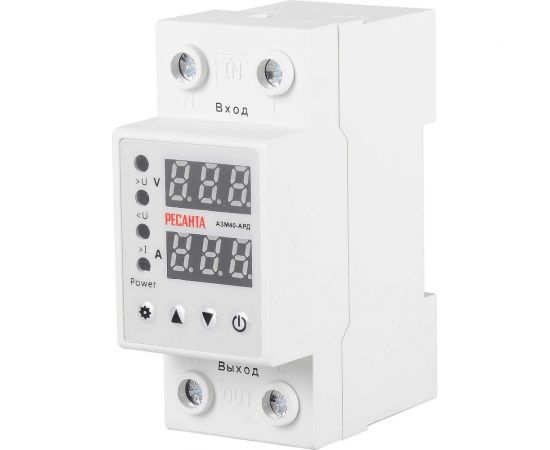 Регулируемый блок защиты по напряжению Ресанта АЗМ-40АРД /с дисплеем/ 61/22/30 