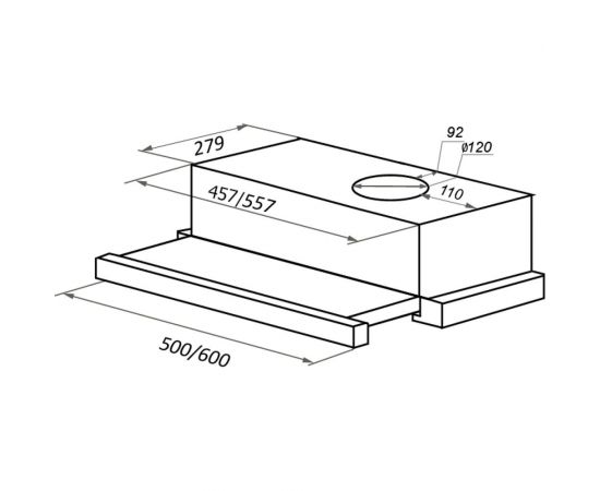 Кухонная вытяжка MAUNFELD белый VS LIGHT 50 WHITE – изображение 11