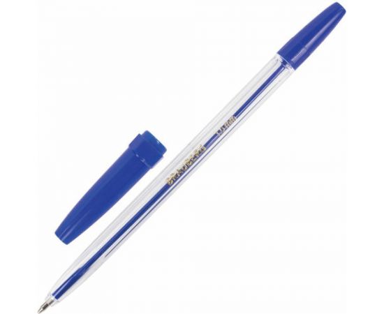 Прозрачные шариковые ручки BRAUBERG Line НАБОР 10 шт, узел 1 мм, линия письма 0,5 мм, 141874 – изображение 14