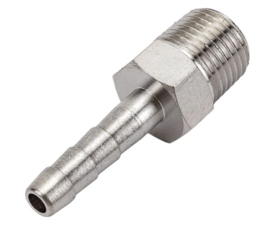 Штуцер JB 04-01 4 мм - резьба 1/8"M NBPT 54321 – изображение 2