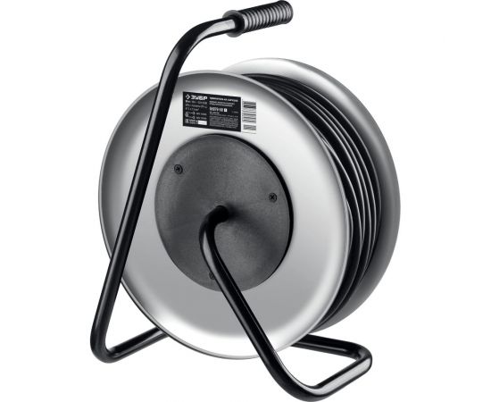 Силовой удлинитель ЗУБР на стальной катушке Кг 325 кг 3x2.5 50м 55079-50 55079-50_z01 – изображение 2