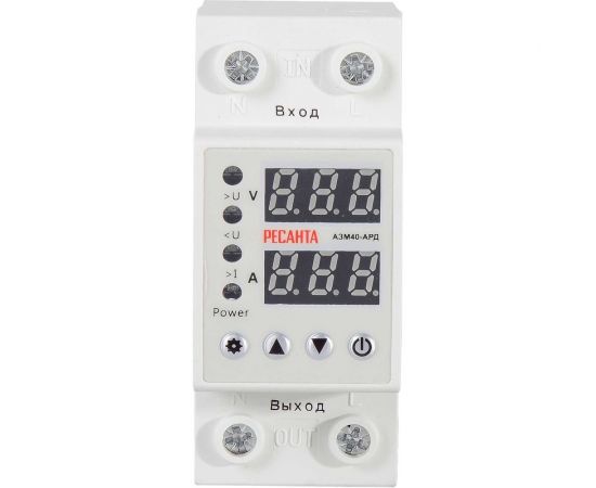 Регулируемый блок защиты по напряжению Ресанта АЗМ-40АРД /с дисплеем/ 61/22/30 – изображение 2