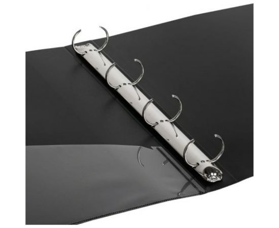 Пластиковая папка 30 шт в упаковке Attache на четырех кольцах 25/32 мм А4 черная F504/07 50256 – изображение 2