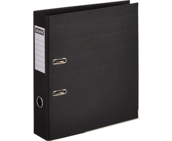 Папка-регистратор Attache А4 75 мм черная 1624727 – изображение 2