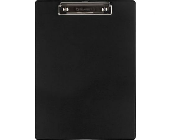 Доска-планшет BRAUBERG NUMBER ONE с прижимом, А4, 228х318 мм, картон/ПВХ, черная 232216 – изображение 2