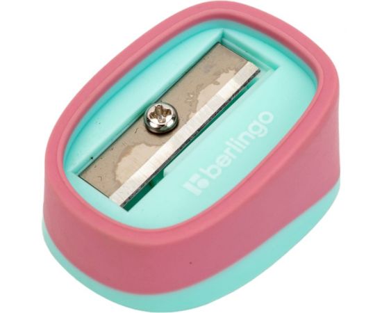 Пластиковая точилка Berlingo Haze 1 отверстие, ассорти, туба BBp_15028 – изображение 2