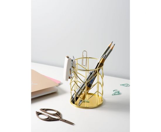 Металлический органайзер для канцелярии, кистей BIRD HOUSE J0073 – изображение 3