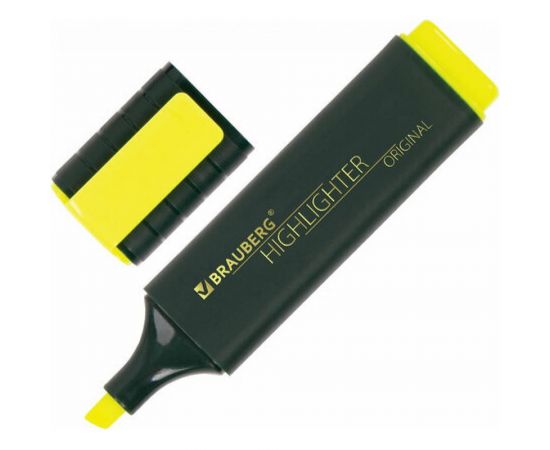 Текстовыделители BRAUBERG ORIGINAL набор 4 шт, ассорти, линия 1-5 мм 151689 – изображение 3