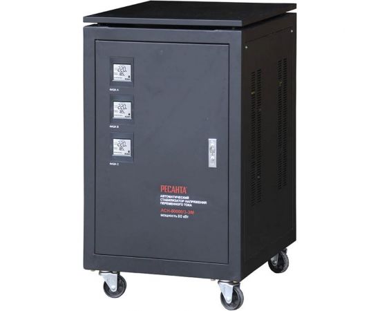 Трехфазный стабилизатор Ресанта АСН 80000/3 63/4/15 – изображение 3