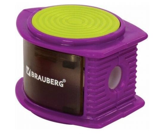 Точилка BRAUBERG Flash с контейнером, пластиковая, корпус ассорти 228472 – изображение 3