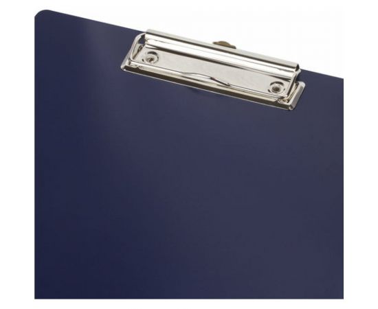 Сверхпрочная доска-планшет BRAUBERG Contract с прижимом А4 313x225 мм, пластик, 1.5 мм, синяя, 223490 – изображение 3