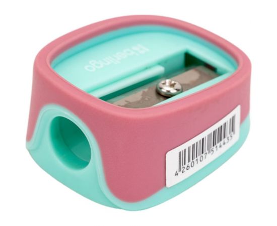 Пластиковая точилка Berlingo Haze 1 отверстие, ассорти, туба BBp_15028 – изображение 3