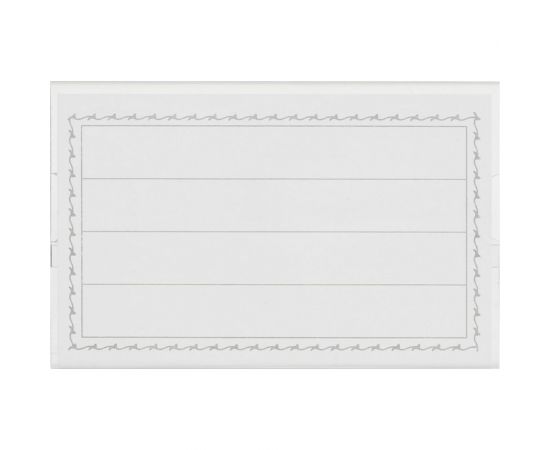 Бейдж Attache металл, зажим/булавка, 50шт, 90х55мм 107619 – изображение 3