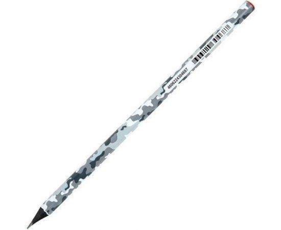 Чернографитный карандаш BRAUBERG ARMY 1 шт, HB, корпус ассорти 181770 – изображение 4