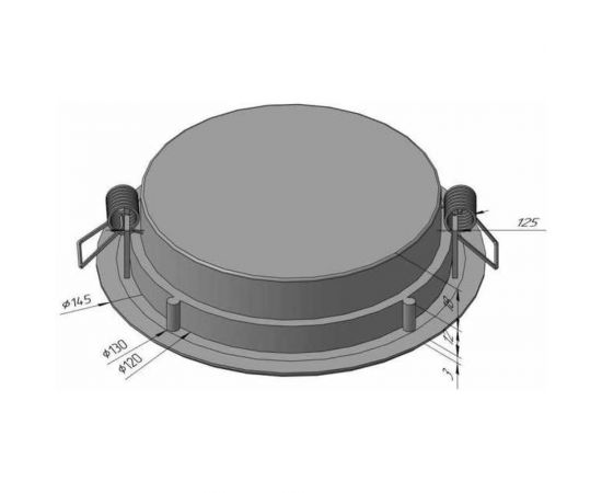 Светодиодная панель Светкомплект SDL 14R 10W WH 3000K SDL14R10W3000K – изображение 5