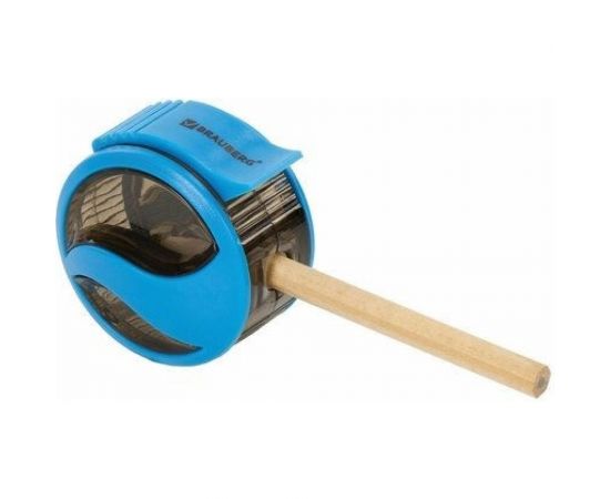 Точилка BRAUBERG Rewind с контейнером, пластиковая, корпус ассорти 228468 – изображение 5