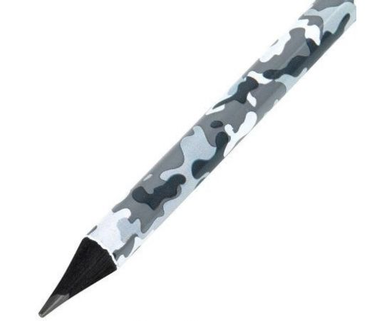 Чернографитный карандаш BRAUBERG ARMY 1 шт, HB, корпус ассорти 181770 – изображение 5