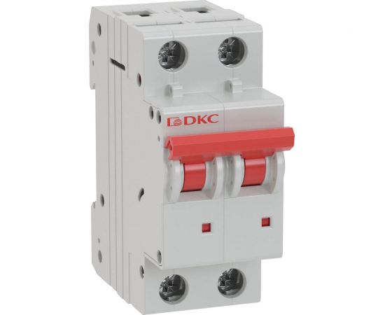 Автоматический модульный выключатель DKC yon md63 2p 63а c 6ka MD63-2C63-6 