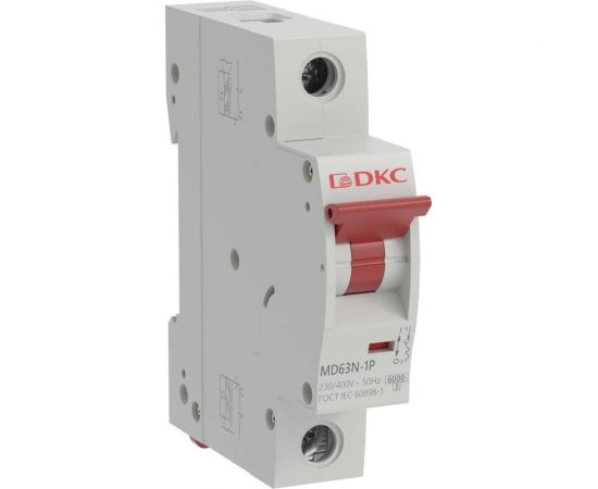 Автоматический модульный выключатель DKC yon md63n 1p 25a c 6ka MD63N-1PC25 