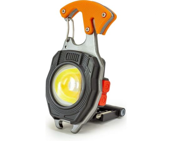 Фонарь-мультитул ЯРКИЙ ЛУЧ KM-147 Муравей COB-брелок max740лм+red резак/прикур/2 биты, акк.400mAh 4606400106715 