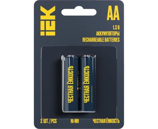 Аккумулятор IEK green ni-mh aa 2700мач (2шт/блистер) AAK-NIMH-06-2700-L02 