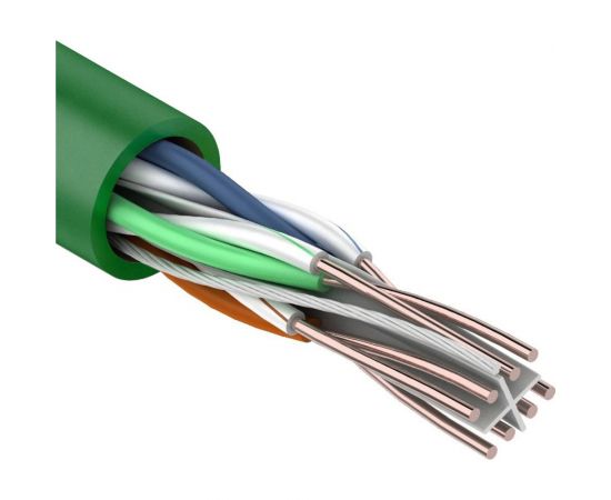 Кабель REXANT витая пара UTP, CAT 6, нг(А)-HFLTx, 4x2х0,575мм, 23AWG 305м 01-0072 