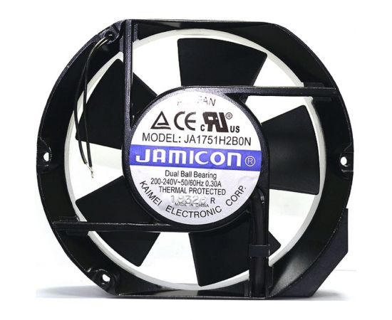 Вентилятор JAMICON JA1751H2B0N-L(JA1751H2B011N-L-R)(провод) 220V (172x150x51) B(подшипник) CFM169/dBA55 С00035578 