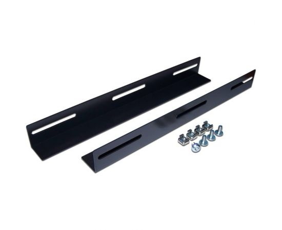 Держатели тяжелого оборудования TWT для шкафов глубиной 800 мм, 2 шт., черные CB-HLDR-8 