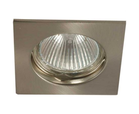 Стационарный литой светильник Светкомплект DS10 SN квадратный сатин-никель DS10SNMR16 