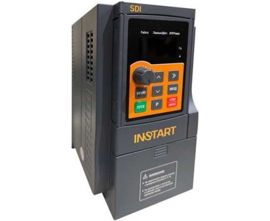 Преобразователь частоты INSTART sdi-g4.0-4b 4квт, 8.5а, 3ф, 380в, 50гц/60гц, ip20, с панелью управления 00030800 30800 