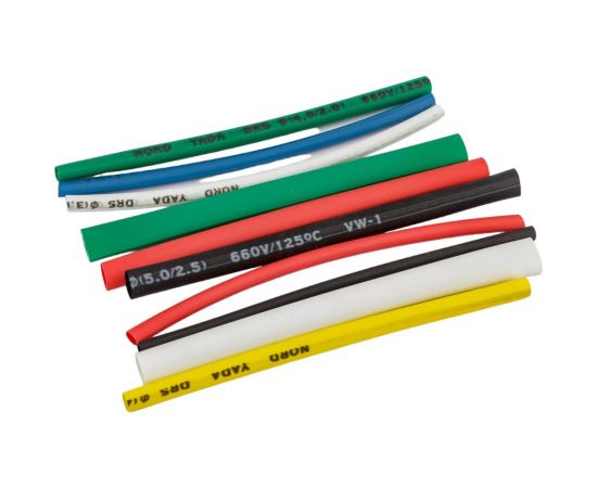 Термоусадочная трубка Nord-Yada набор №1 L=10см (10шт 3-6мм) цветные TM 908023 