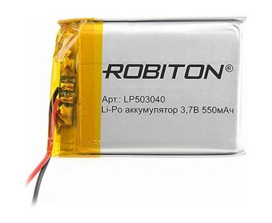 Аккумулятор ROBITON LP503040 3.7В 550мАч 14075 