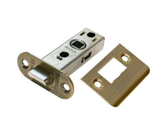 Межкомнатная скругленная защелка MORELLI OL6-45 AB цвет - античная бронза 9010448 