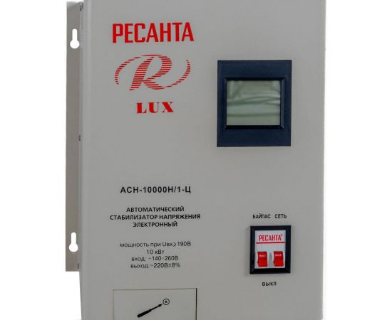 Стабилизатор напряжения Ресанта АСН 10000 Н/1-Ц Lux 63/6/18 – изображение 12